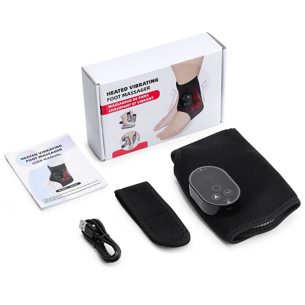 EMSense Foot Massager USB Rechargeable Heating Foot Massager with Vibration