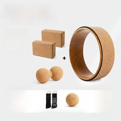 Natural Cork Balance Board Set - Yoga Foot & Ankle Strengthener