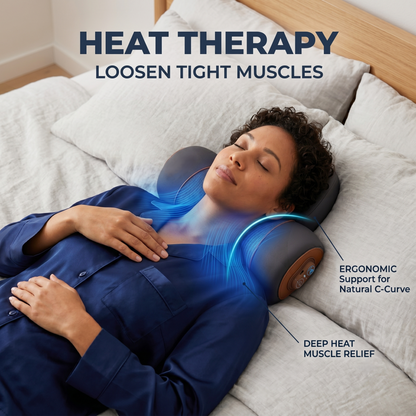 Fargoons Thera Pillow™ — 3-in-1 Heated Neck Massager with Traction