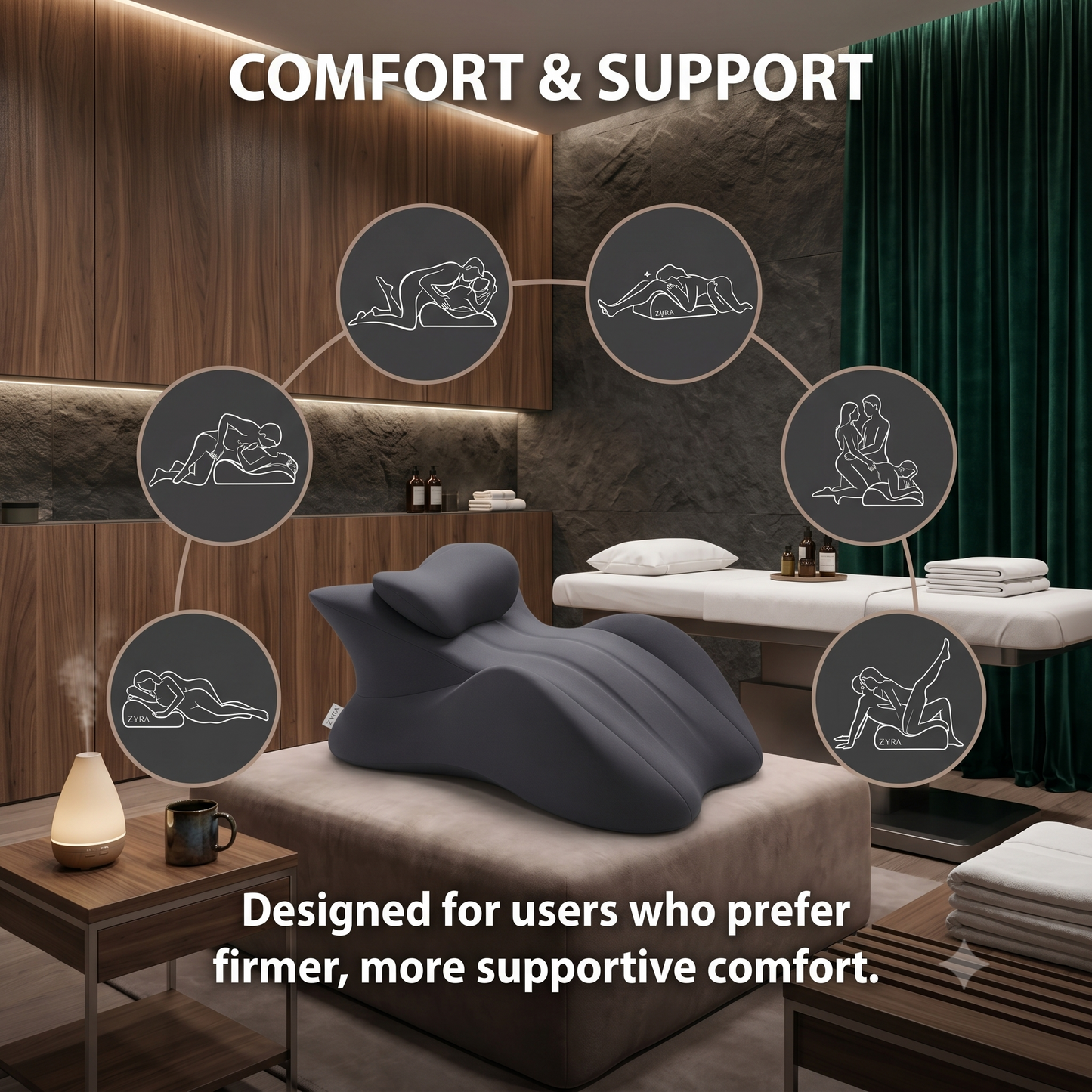 Couples Sweet Spot Pillow | Ergonomic Positioning – Fargoons