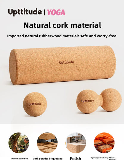 Natural Cork Balance Board Set - Yoga Foot & Ankle Strengthener