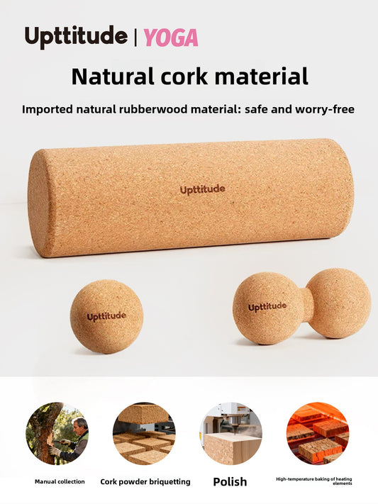 Natural Cork Balance Board Set - Yoga Foot & Ankle Strengthener