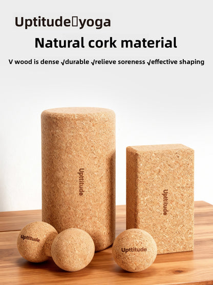 Natural Cork Balance Board Set - Yoga Foot & Ankle Strengthener