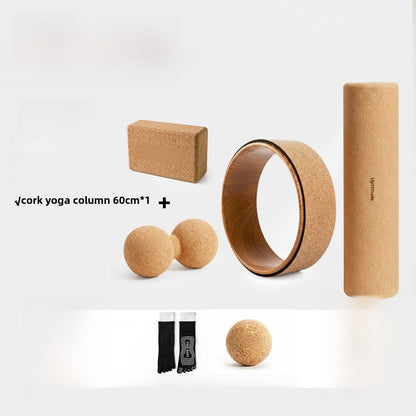 Natural Cork Balance Board Set - Yoga Foot & Ankle Strengthener