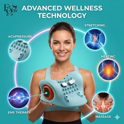 Smart Heating Neck Massager | Multi-Mode Pain Relief – Fargoons