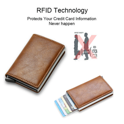 Fargoons RFID Blocking Men's Smart Wallet | Slim Anti-Theft Card Holder