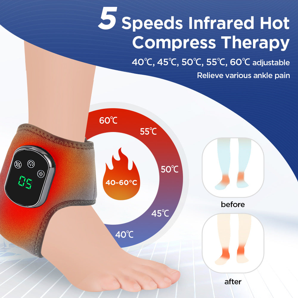 EMSense Foot Massager USB Rechargeable Heating Foot Massager with Vibration