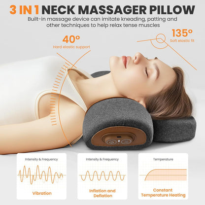 Smart Heating Massage Neck Thera Pillow