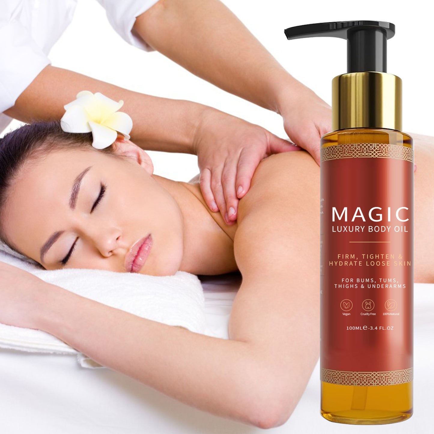 Magic Body Oil for Daily Skin Moisturizing