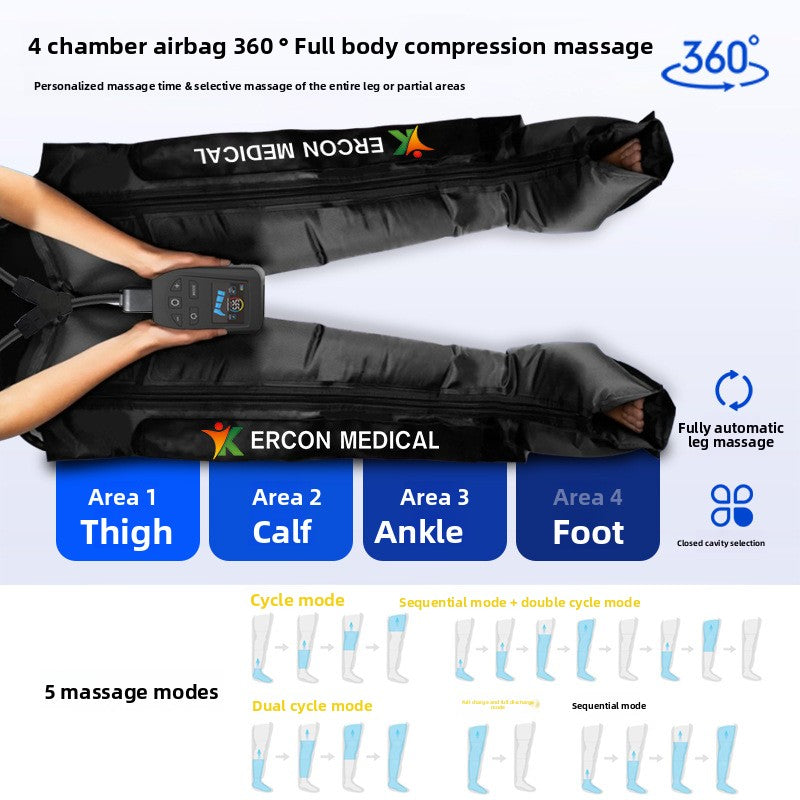 Air Compression Leg Massager Boots | Recovery System - ERCON Fargoons
