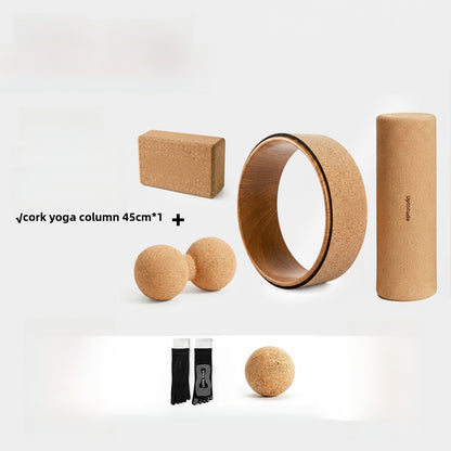 Natural Cork Balance Board Set - Yoga Foot & Ankle Strengthener