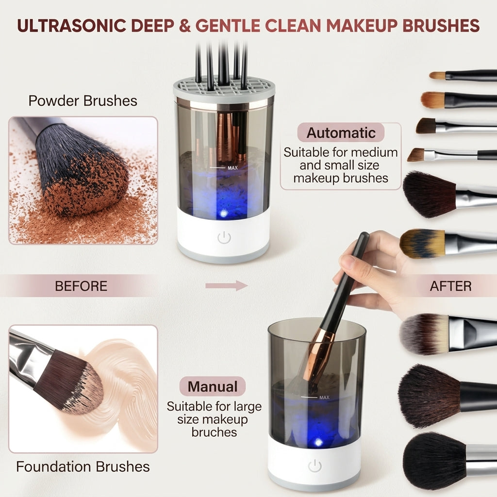 Smart Electric Makeup Brush Cleaner | Fargoons