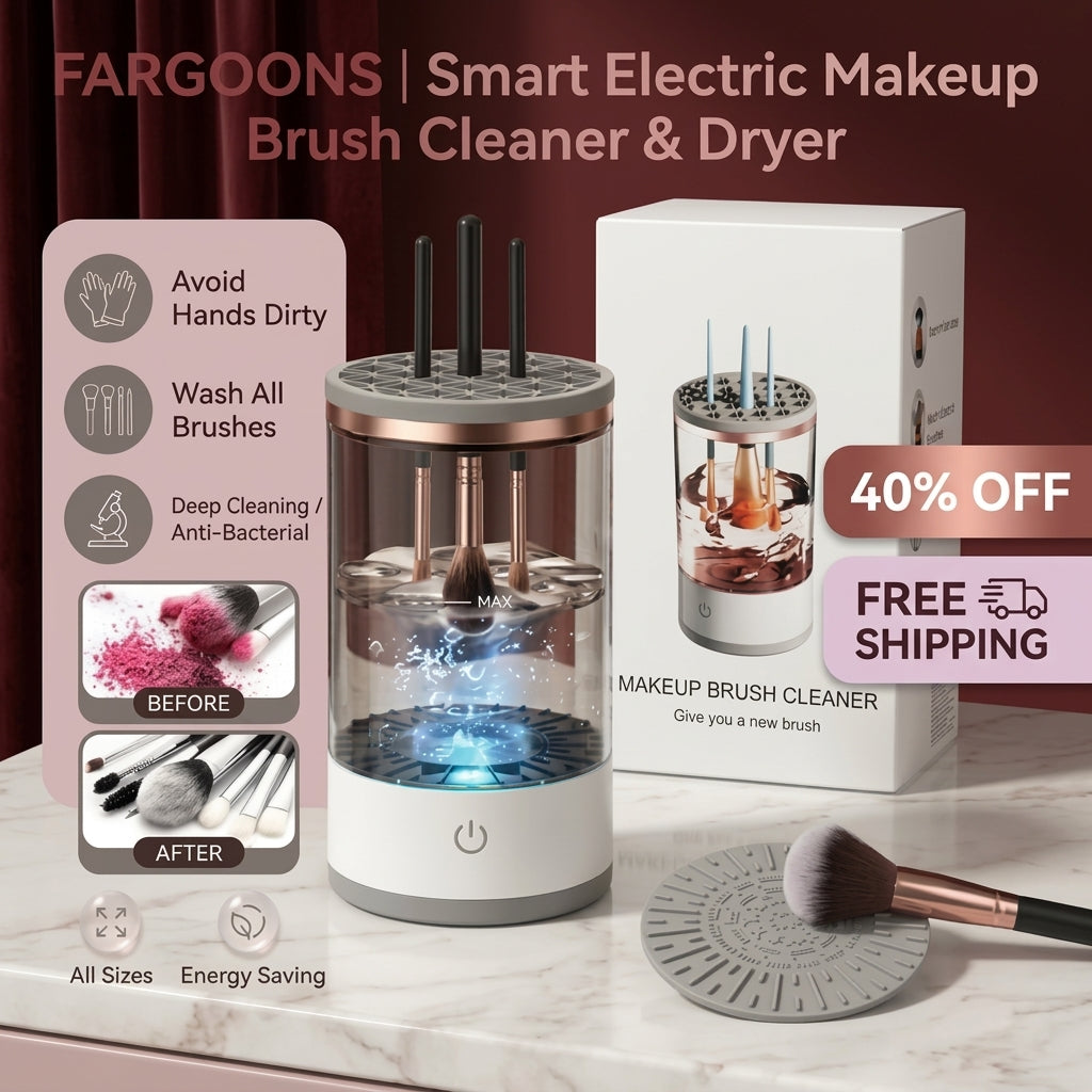 Smart Electric Makeup Brush Cleaner | Fargoons